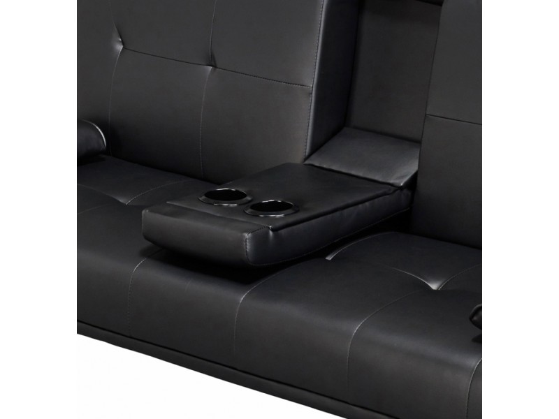 cinema leather sofa bed