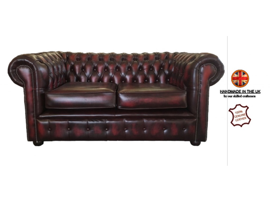 gresham leather chesterfield sofa