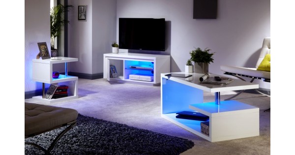 polar led coffee table