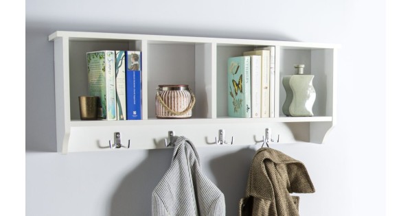 Kempton Wall Rack White