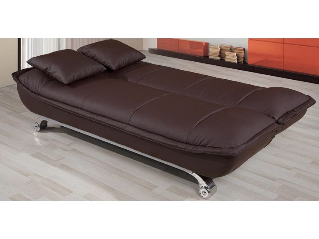 leather folding sofa bed